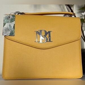 Badgley Mischka Yellow Crossbody Bag